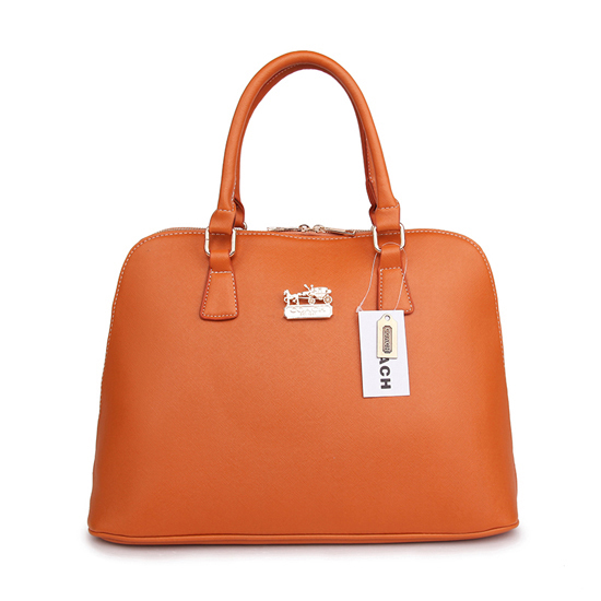 Coach City In Logo Large Orange Satchels BKX | Coach Outlet Canada - Click Image to Close